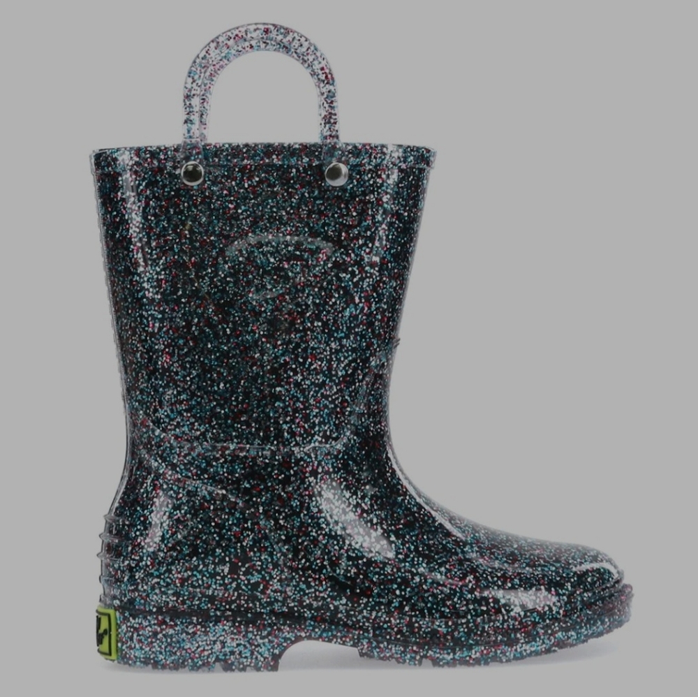Western Chief Kids Glitter Rain Boot size 12